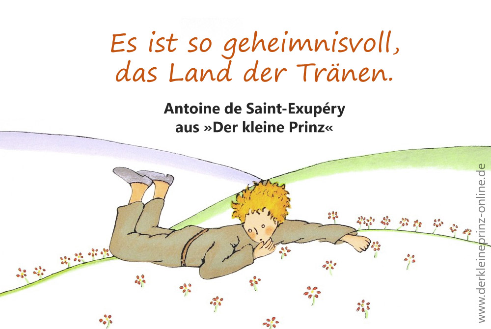 Zitate Trauer Antoine De Saint Exupéry Der Kleine Prinz